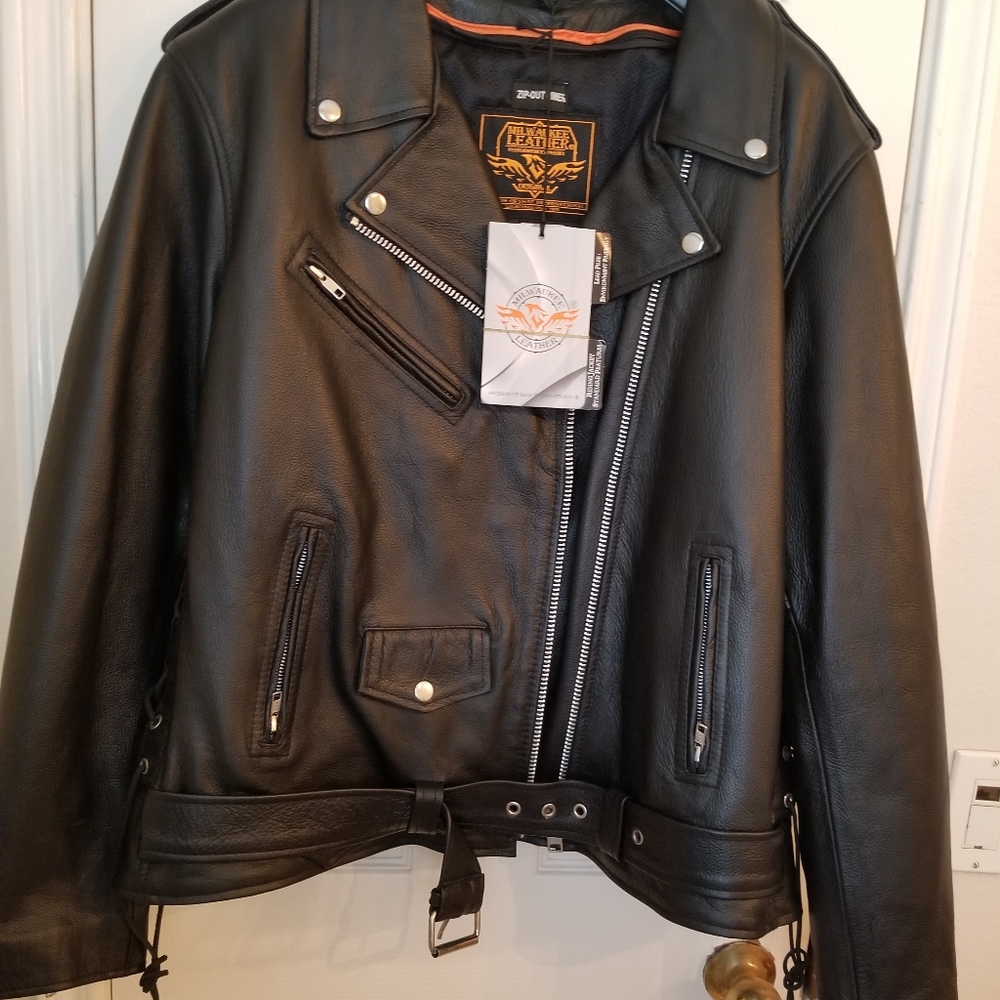 Real leather jacket